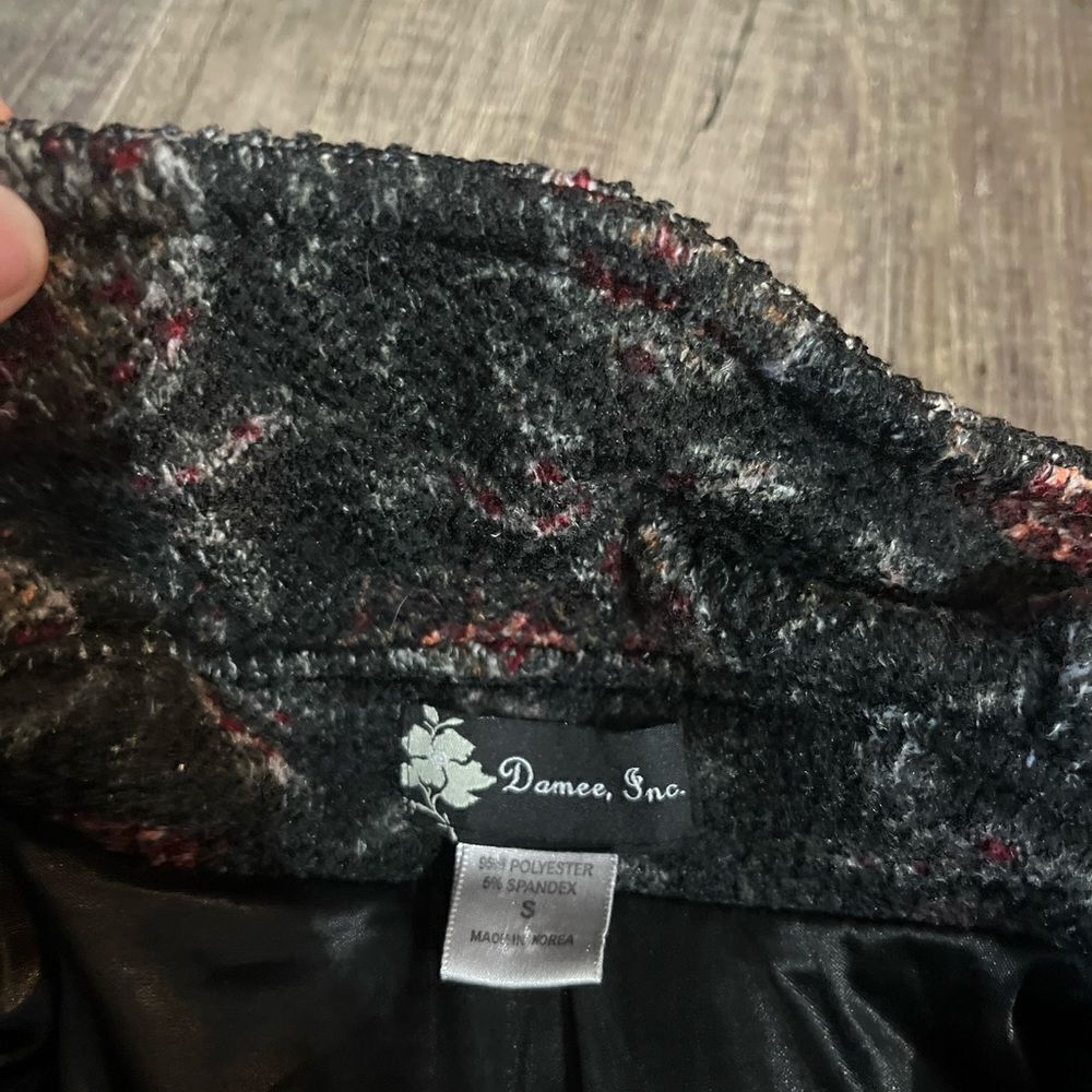 INC International Concepts Black and Red Floral Jacket - Picture 2 of 6
